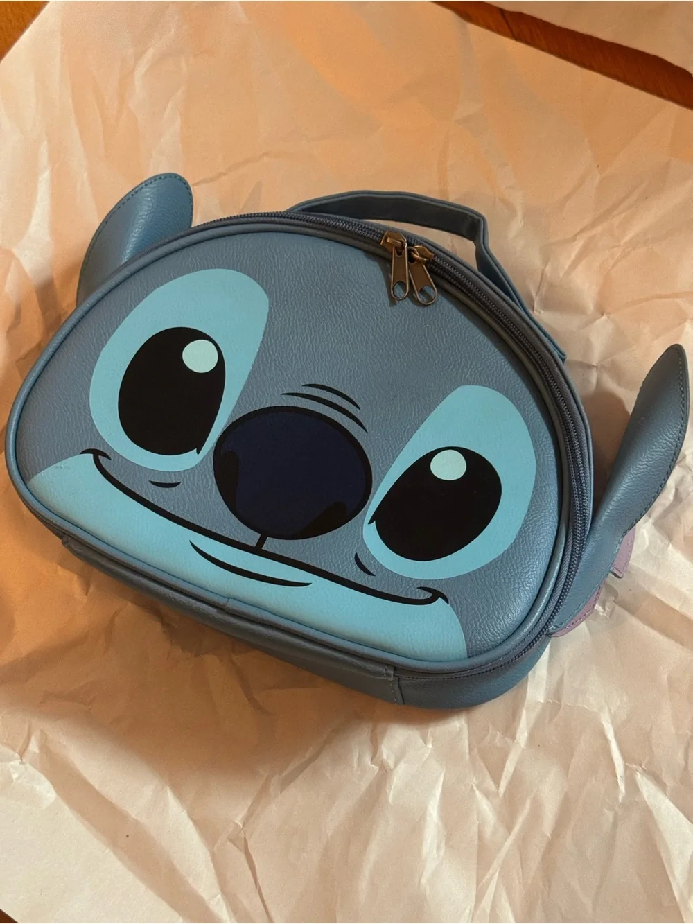 Loungefly stitch Disney Embossed Faux Leather lunch Bag
